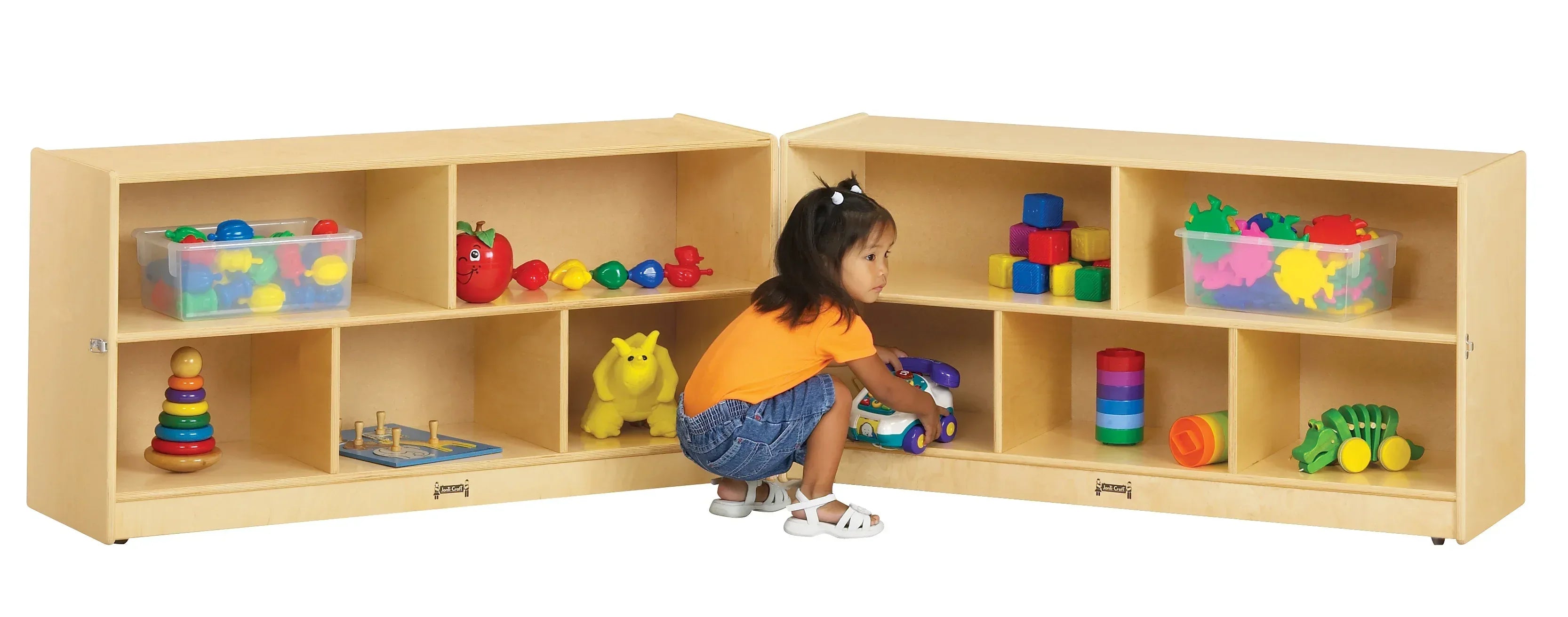 Jonti-Craft® Toddler Mobile Fold-n-Lock - See-Thru Back