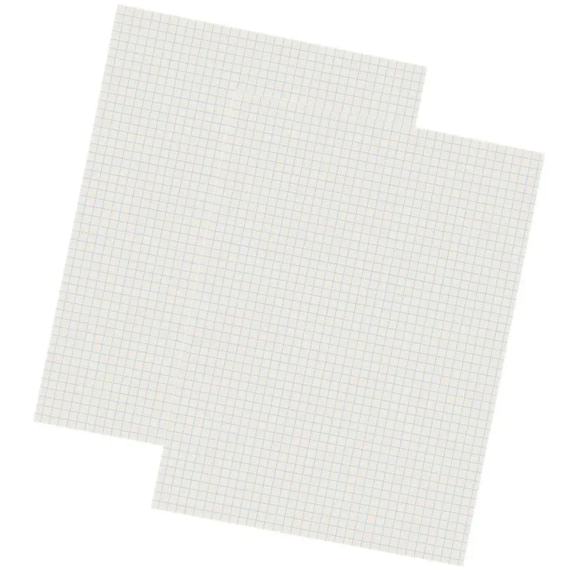 Grid Ruled Drawing Paper, White, 1/4" Quadrille Ruled, 9" x 12", 500 Sheets Per Pack, 2 Packs