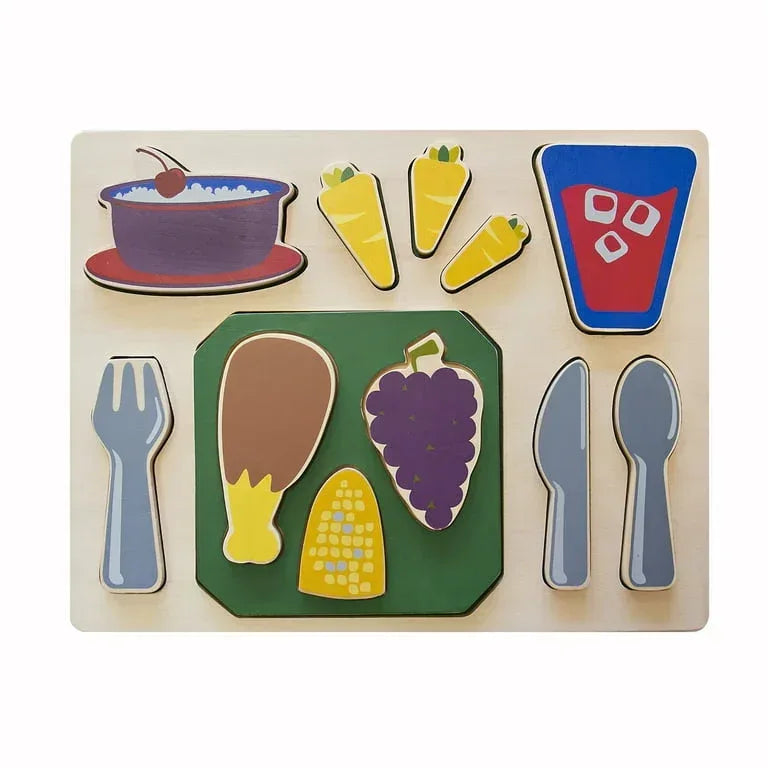 Guidecraft Japanese Sorting Food Tray Dinner