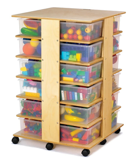 Jonti-Craft® 24 Tub Tower - with Clear Tubs