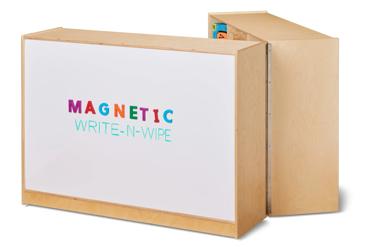 Jonti-Craft® Super-Sized Mobile Fold-n-Lock - Magnetic Write-n-Wipe Back