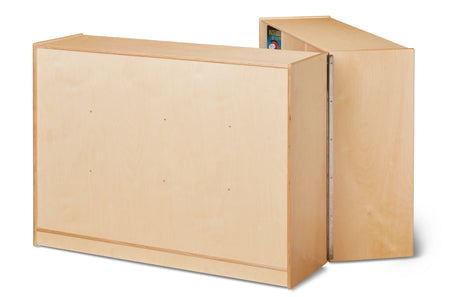 Jonti-Craft® Super-Sized Mobile Fold-n-Lock - Plywood Back