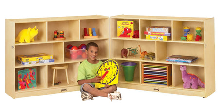 Jonti-Craft® Super-Sized Mobile Fold-n-Lock - Plywood Back