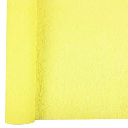 Denne Crepe Folds, 20" x 7.5-Feet 12/pack Yellow