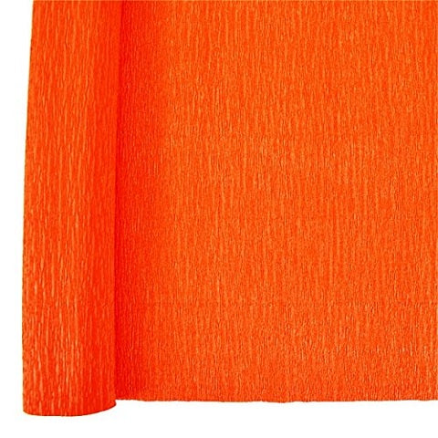 Denne Crepe Folds, 20" x 7.5-Feet 12/pack Orange