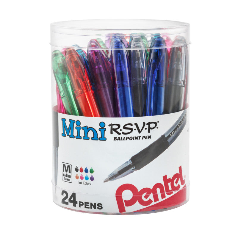 R.S.V.P.&reg; Mini Ballpoint Pens, 24-pack