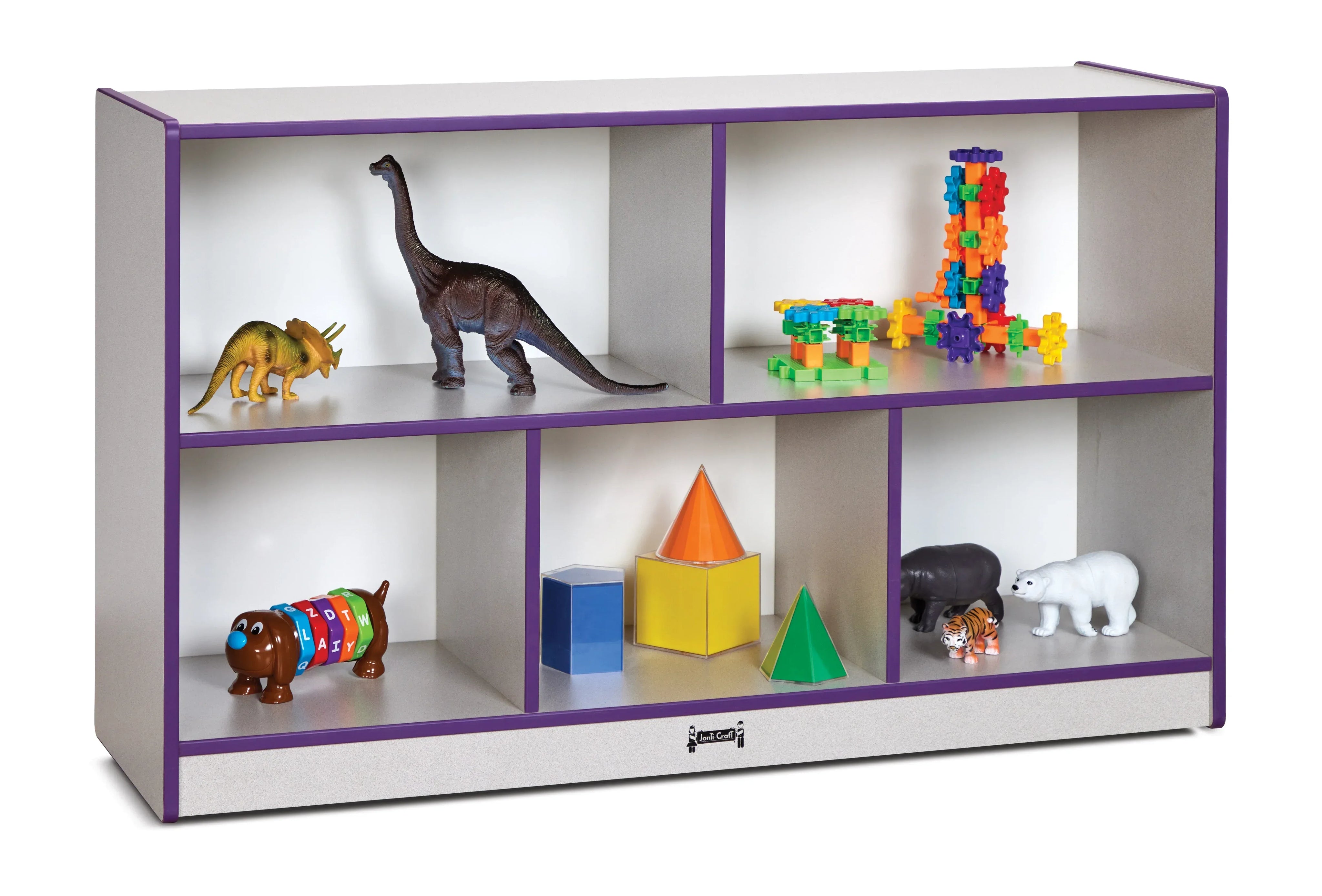 Rainbow Accents® Low Single Mobile Storage Unit - Purple