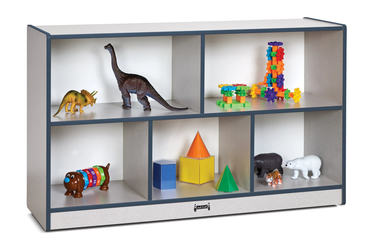 Rainbow Accents® Low Single Mobile Storage Unit - Navy