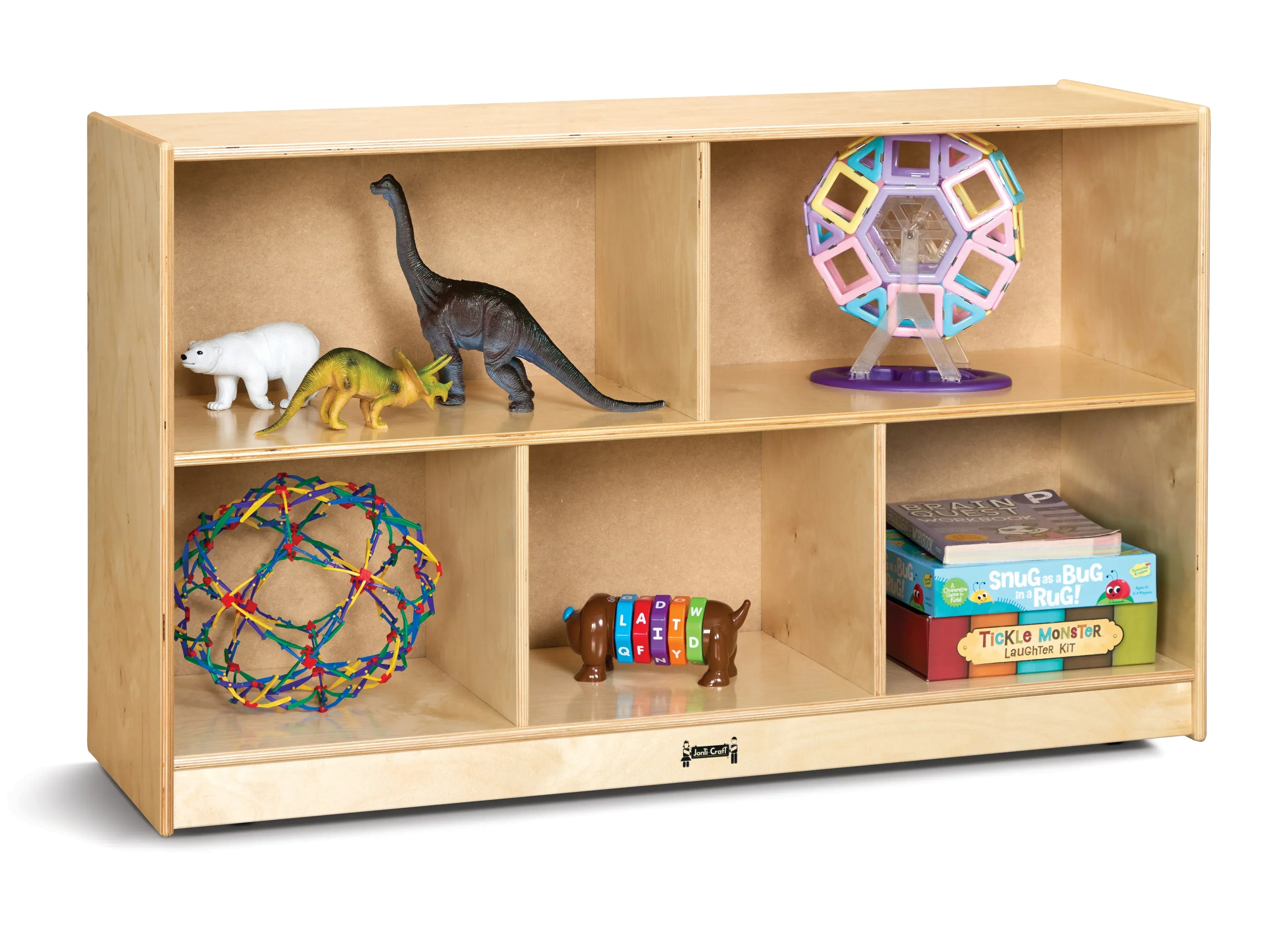 Jonti-Craft® Low Single Mobile Storage Unit - 18" Deep