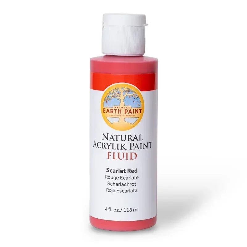 Natural Fluid Acrylik - 4 oz - Scarlet Red