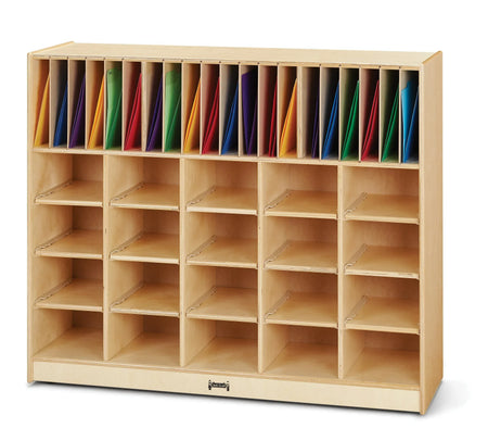 Jonti-Craft® Classroom Organizer - with Colored Cubbie-Trays
