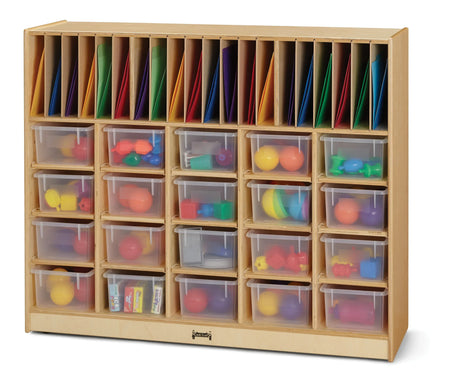Jonti-Craft® Classroom Organizer - with Clear Cubbie-Trays