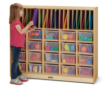 Jonti-Craft® Classroom Organizer - with Clear Cubbie-Trays