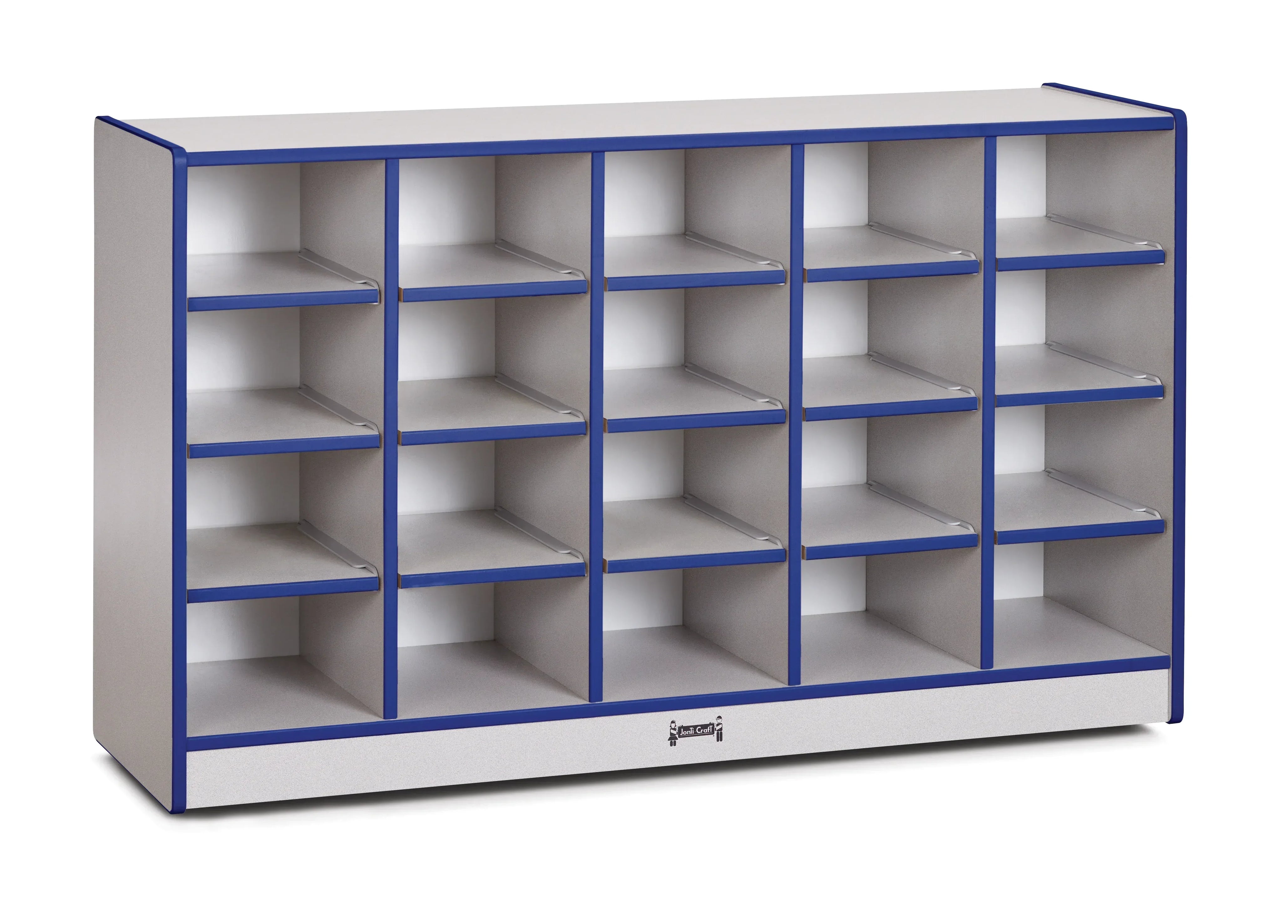 Rainbow Accents® 20 Cubbie-Tray Mobile Storage - without Trays - Blue