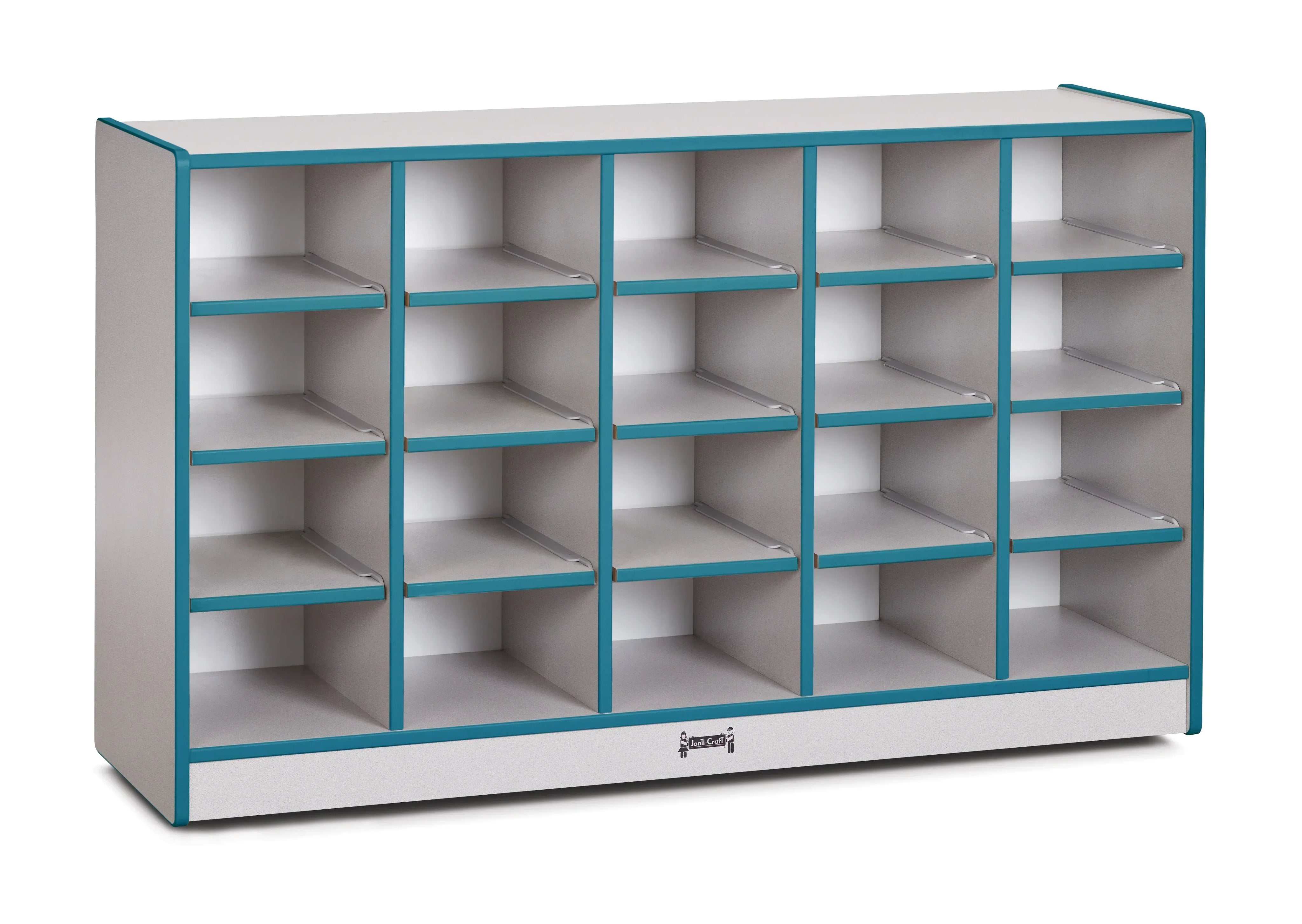 Rainbow Accents® 20 Cubbie-Tray Mobile Storage - without Trays - Teal