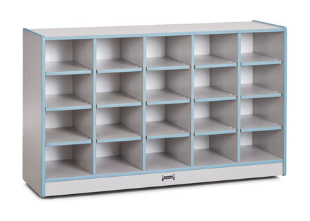 Rainbow Accents® 20 Cubbie-Tray Mobile Storage - without Trays - Coastal Blue