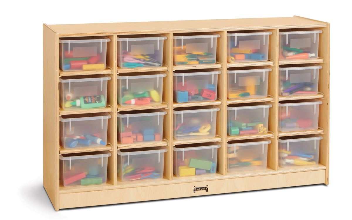 Jonti-Craft® 20 Cubbie-Tray Mobile Storage - without Trays