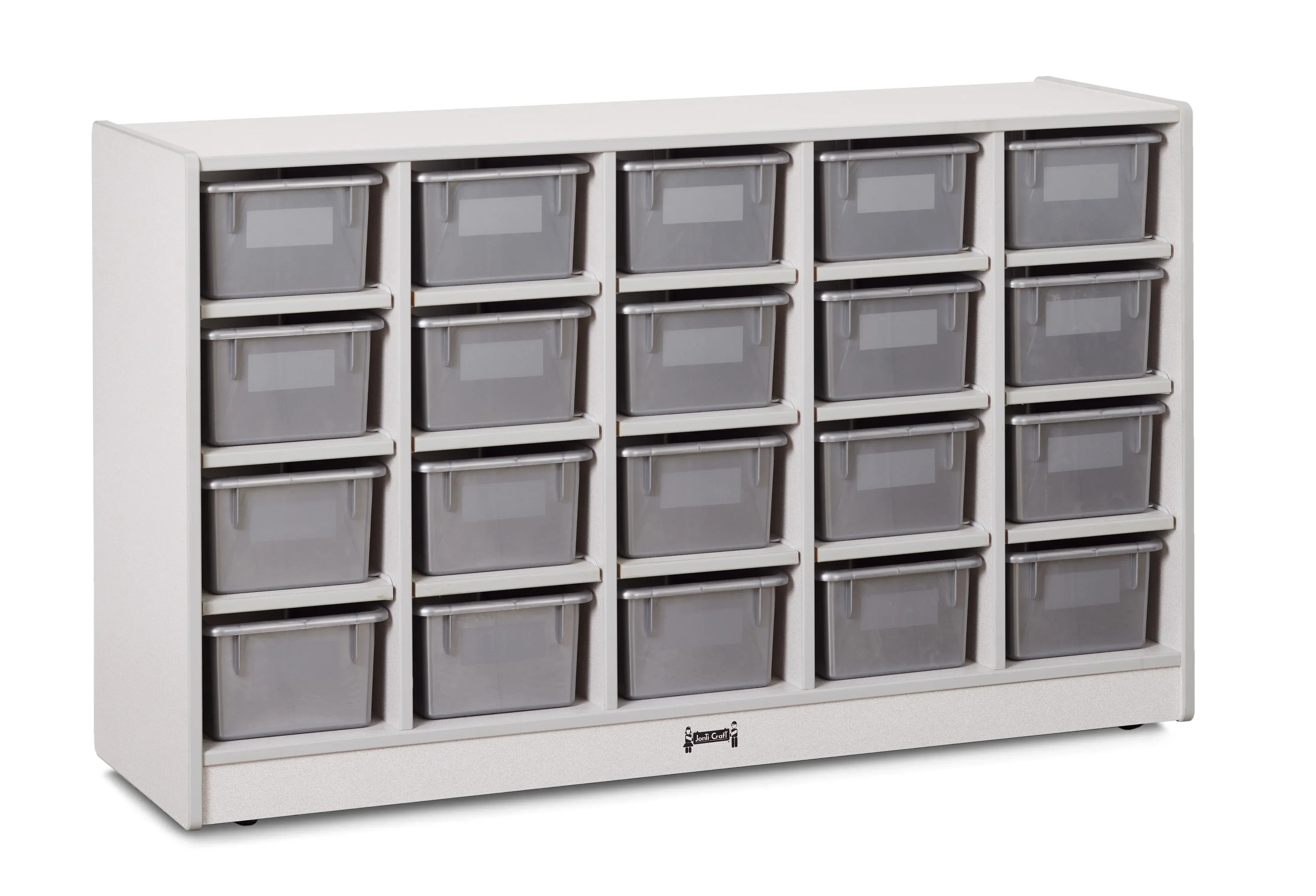 Rainbow Accents® 20 Cubbie-Tray Mobile Storage - without Trays - Gray