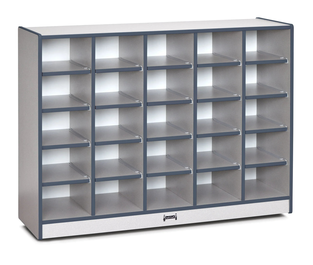 Rainbow Accents® 25 Cubbie-Tray Mobile Storage - without Trays - Navy