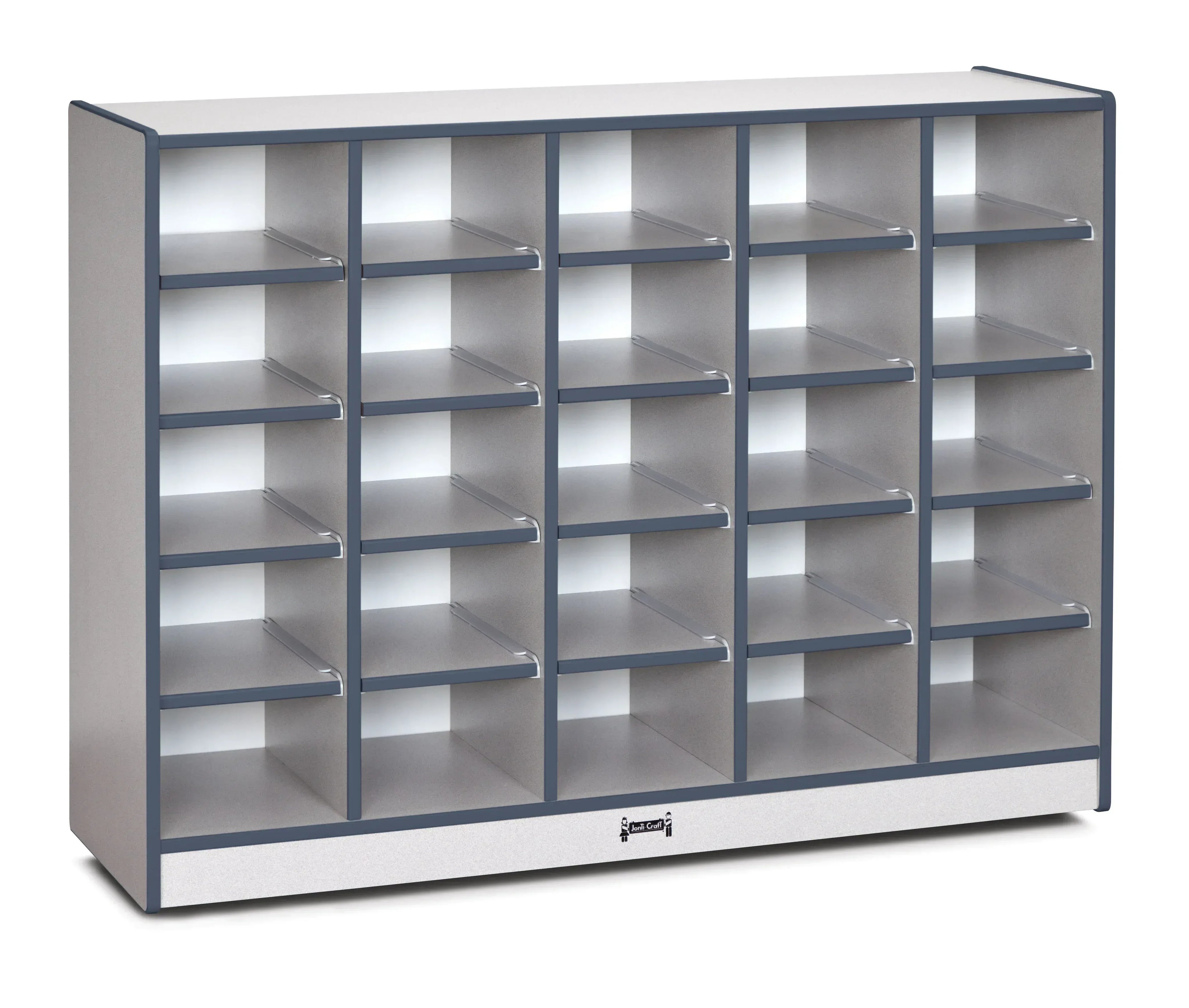Rainbow Accents® 25 Cubbie-Tray Mobile Storage - without Trays - Navy