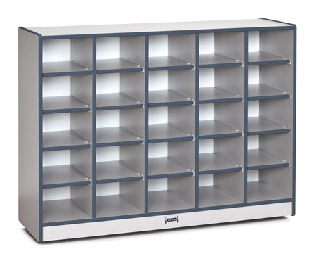 Rainbow Accents® 25 Cubbie-Tray Mobile Storage - without Trays - Navy