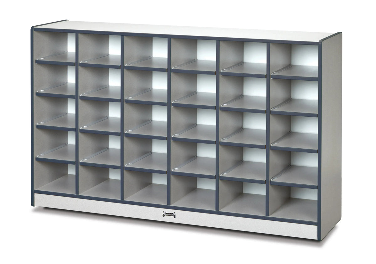 Rainbow Accents® 30 Cubbie-Tray Mobile Storage - without Trays - Navy