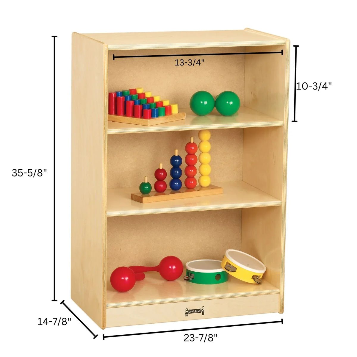 Jonti-Craft® Space-Saver Mobile Straight-Shelf