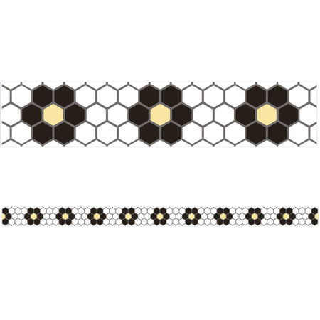 The Hive Floral Mosaic Deco Trim&reg;, 37 Feet