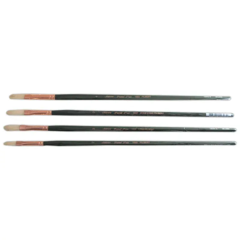Grand Prix Large Multilength Filberts, 4 Brushes