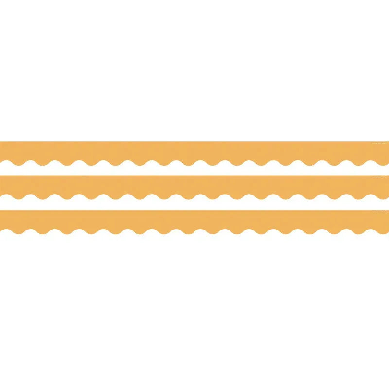 Golden Sun Scalloped Border Trim, 35 Feet Per Pack, 3 Packs