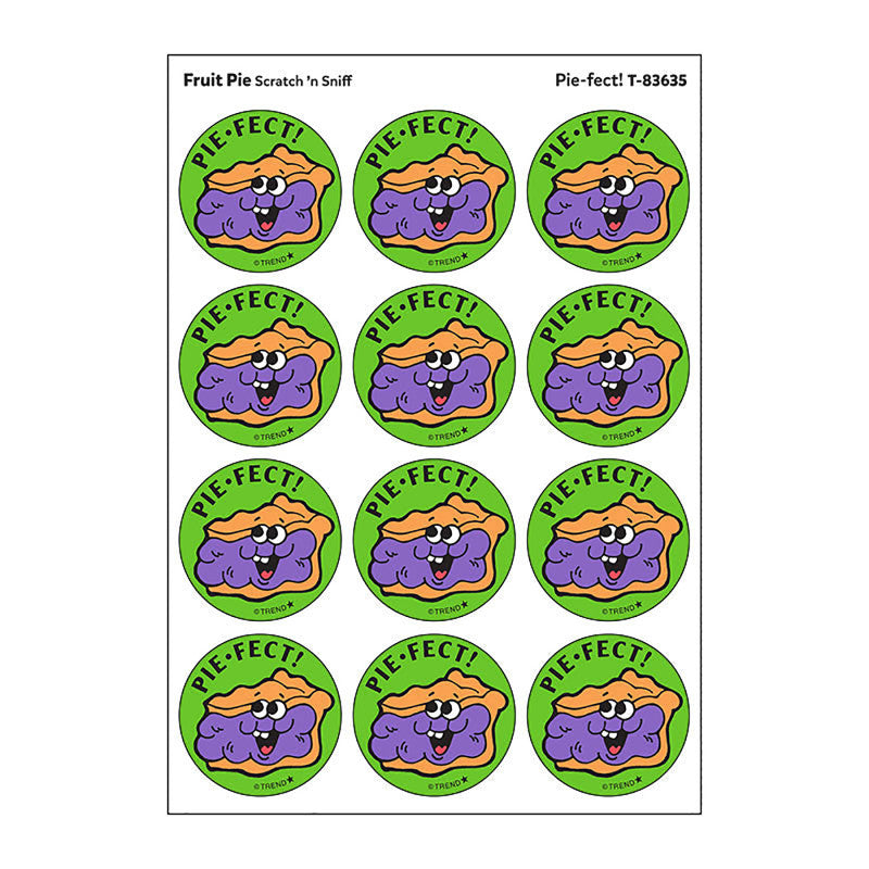 Pie-fect!/Fruit Pie Scent Retro Scratch 'n Sniff Stinky Stickers&reg;, 24 ct.