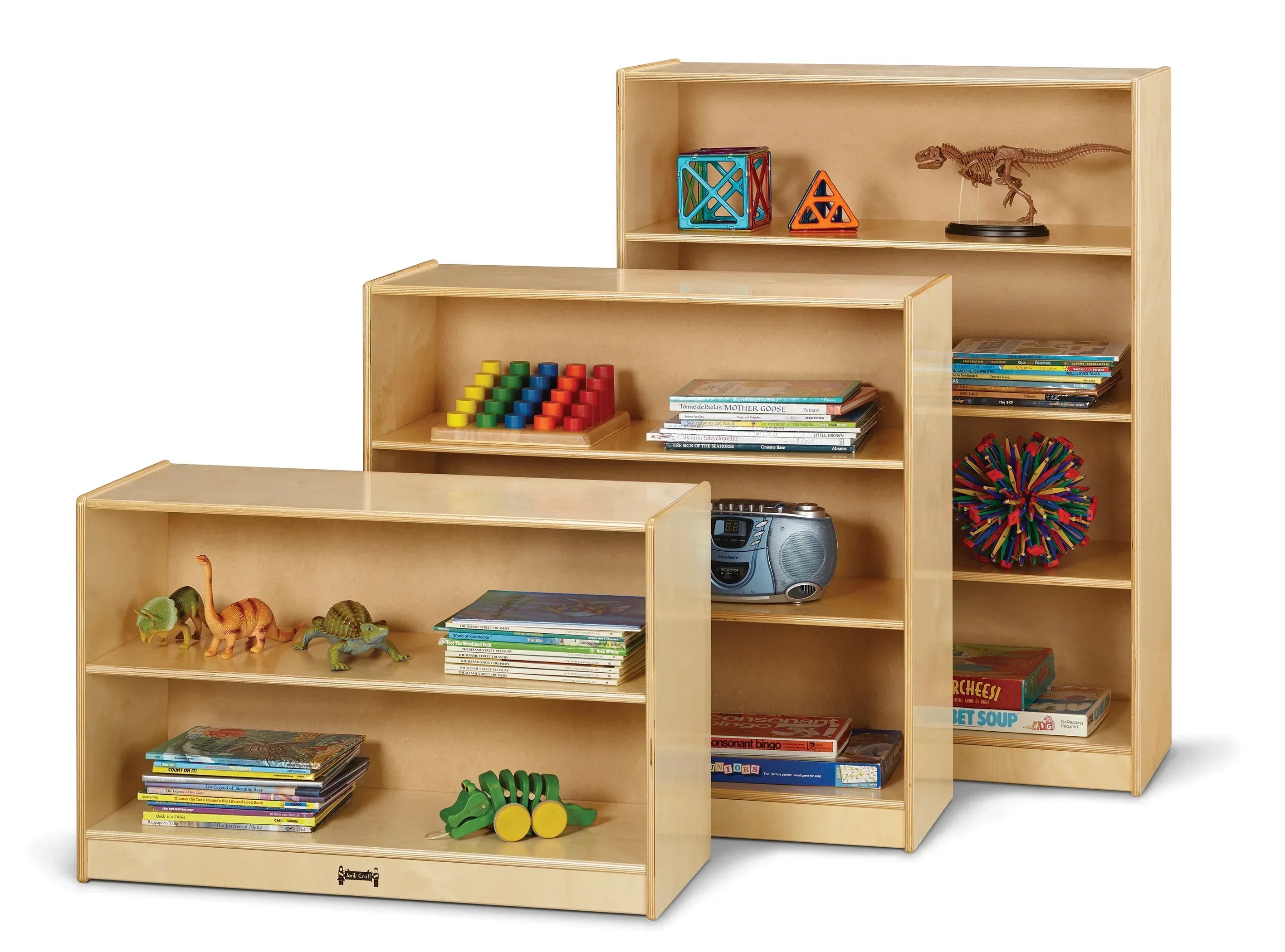 Jonti-Craft® Short Fixed Straight-Shelf Bookcase