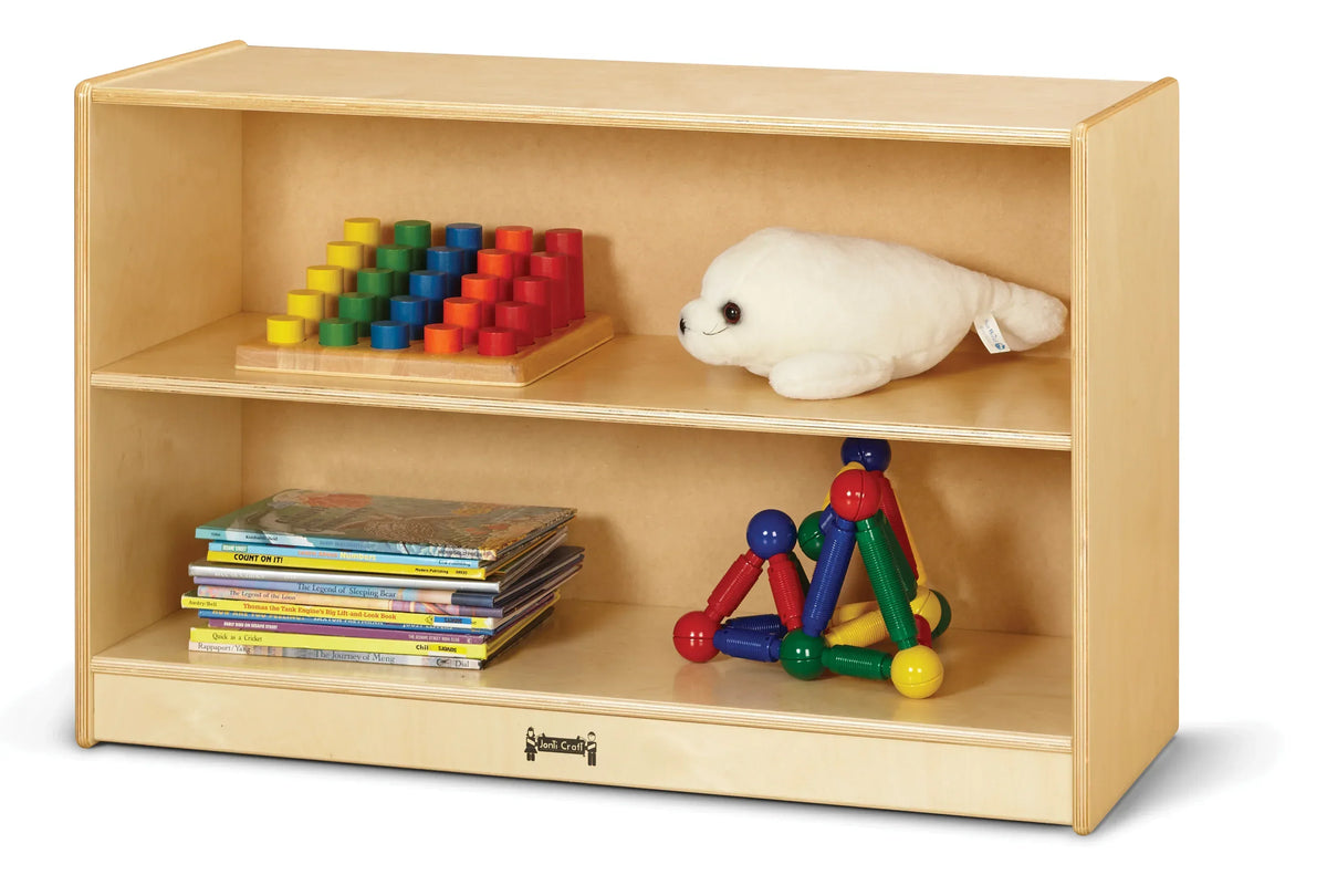 Jonti-Craft® Short Fixed Straight-Shelf Bookcase - Magnetic Write-n-Wipe Back