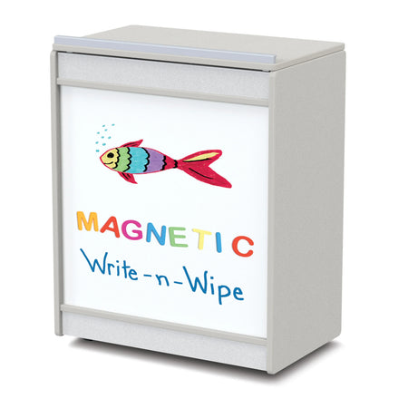 Rainbow Accents® Big Book Easel - Magnetic Write-n-Wipe - Gray