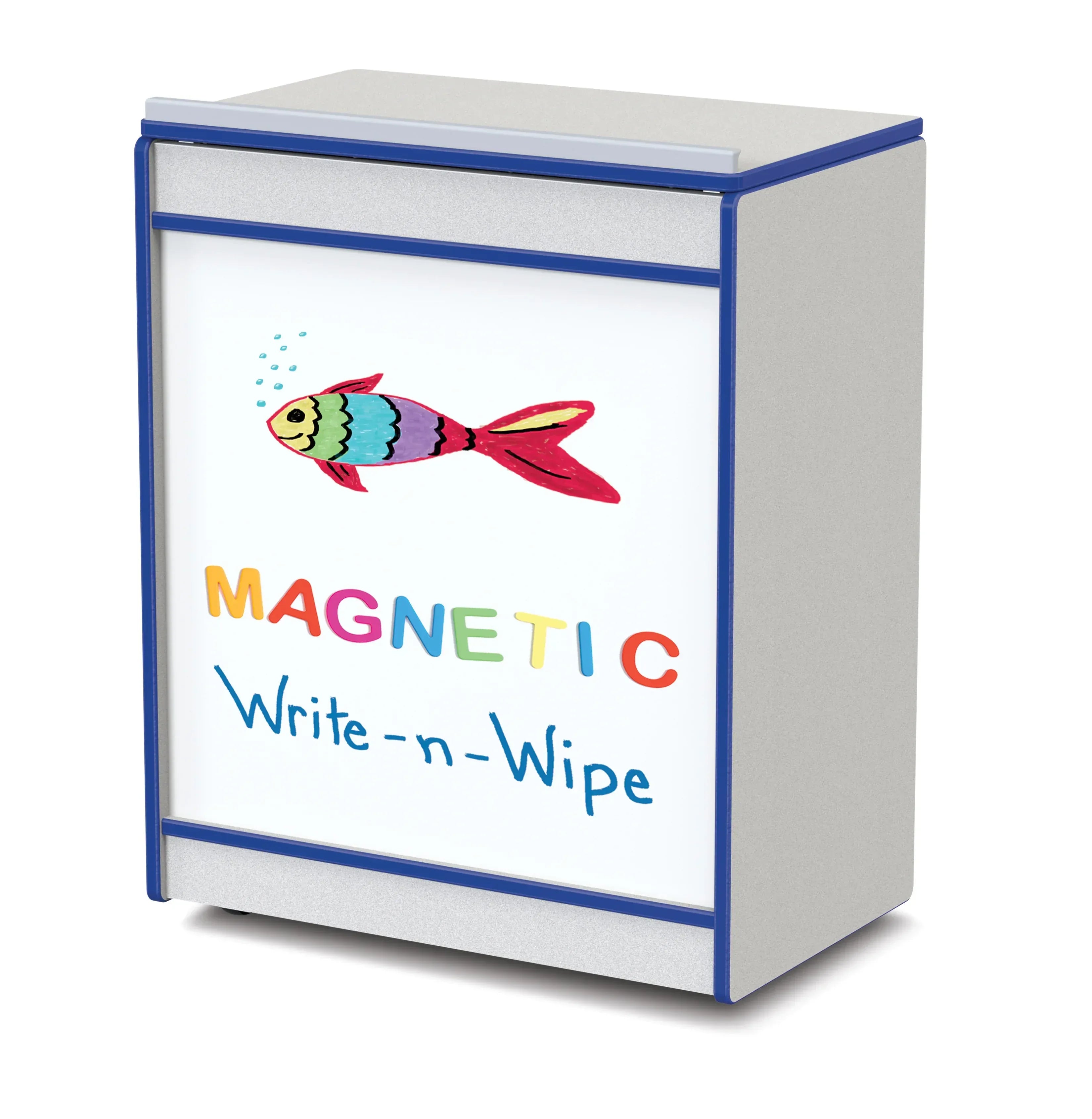 Rainbow Accents® Big Book Easel - Magnetic Write-n-Wipe - Blue