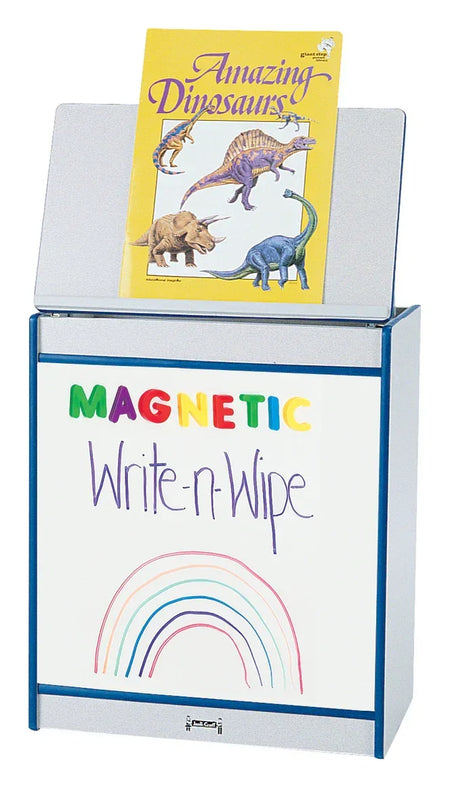 Rainbow Accents® Big Book Easel - Magnetic Write-n-Wipe - Blue