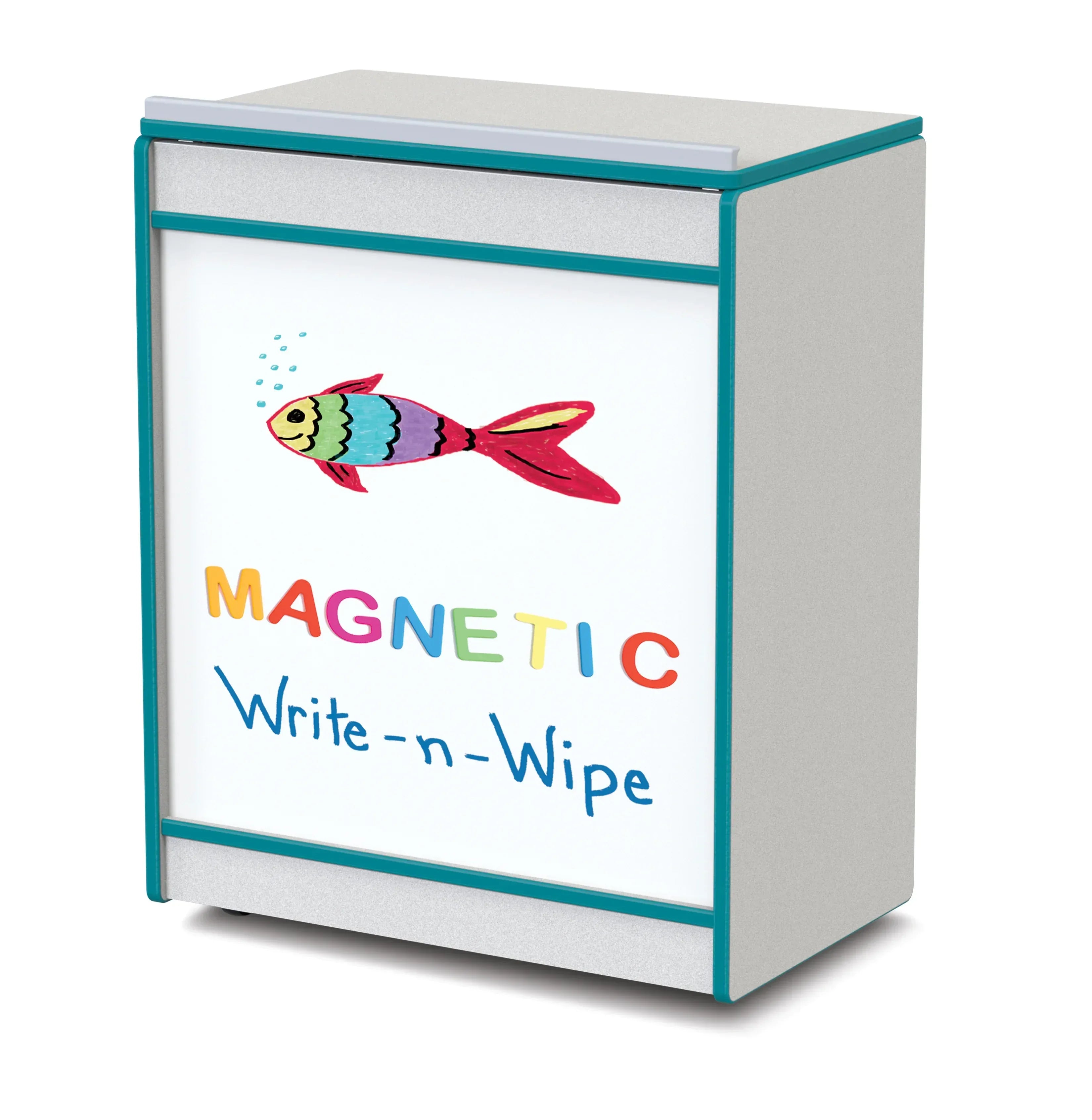 Rainbow Accents® Big Book Easel - Magnetic Write-n-Wipe - Teal