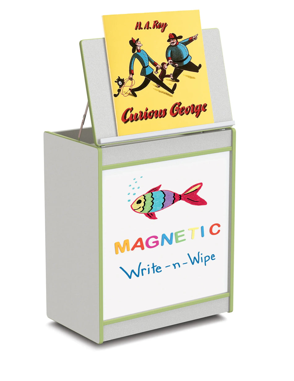 Rainbow Accents® Big Book Easel - Magnetic Write-n-Wipe - Key Lime Green