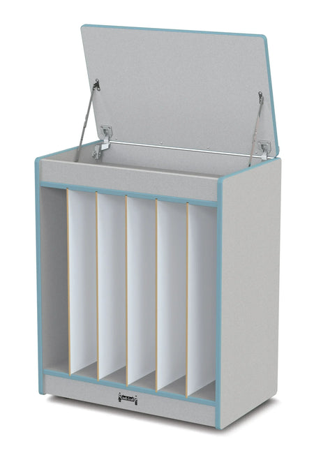 Rainbow Accents® Big Book Easel - Magnetic Write-n-Wipe - Coastal Blue