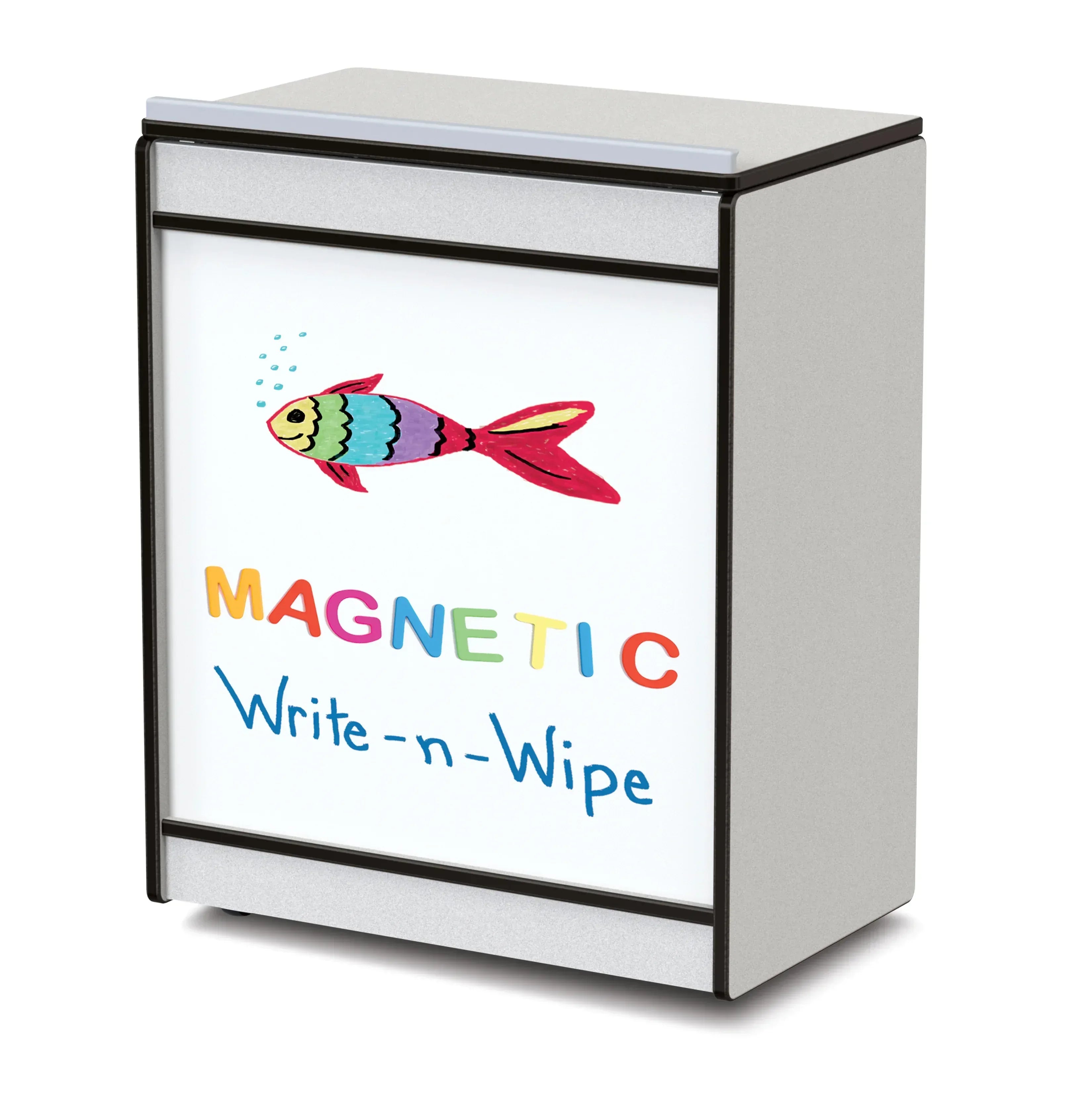 Rainbow Accents® Big Book Easel - Magnetic Write-n-Wipe - Black