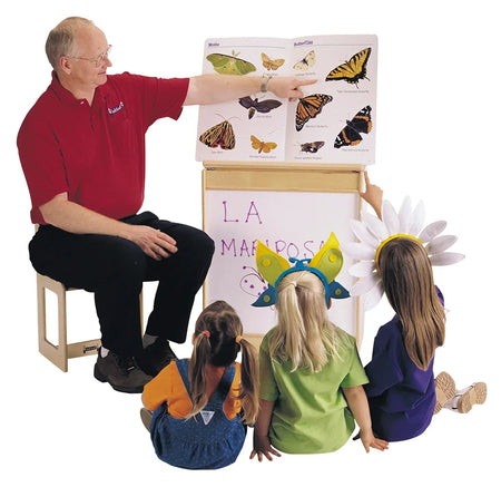 Jonti-Craft® Big Book Easel - Magnetic Write-n-Wipe