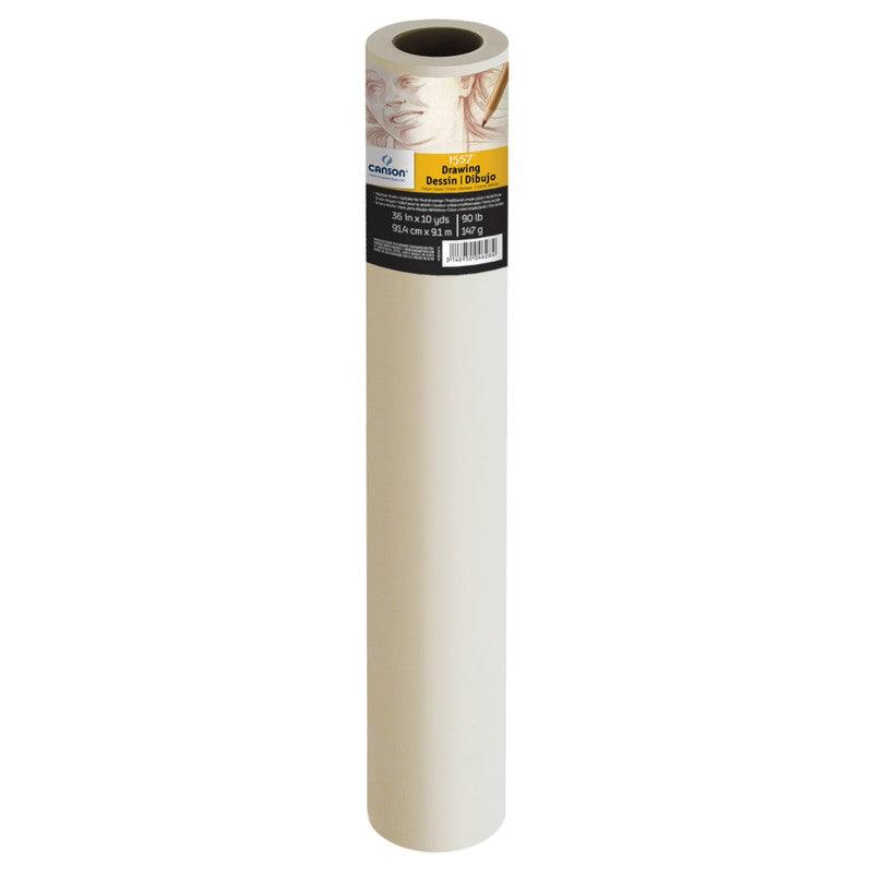 1557 Drawing Paper Roll, Cream White, 36 in x 10 yards