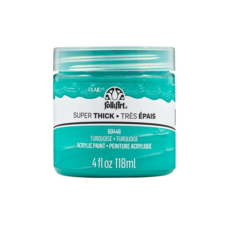 Super Thick Acrylic Paint, 4 oz, Turquoise