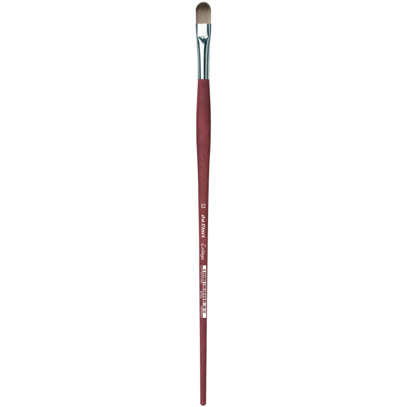 COLLEGE Student Brush, Synthetic, Acrylic & Oil, Filbert, Series 8750, Size 12