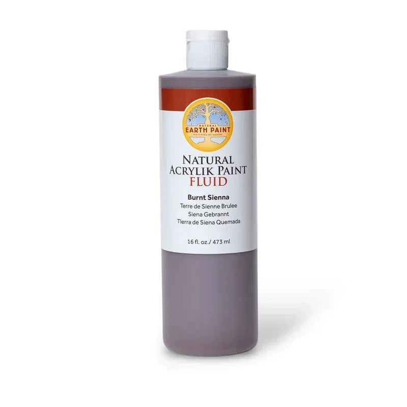 Natural Fluid Acrylik - 16 oz - Burnt Sienna