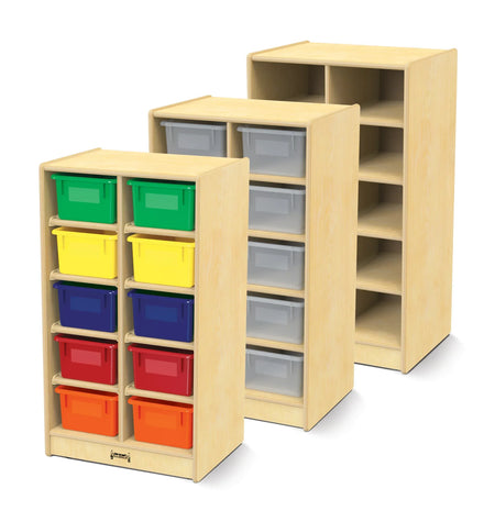 Jonti-Craft® 10 Cubbie-Tray Mobile Unit - without Trays