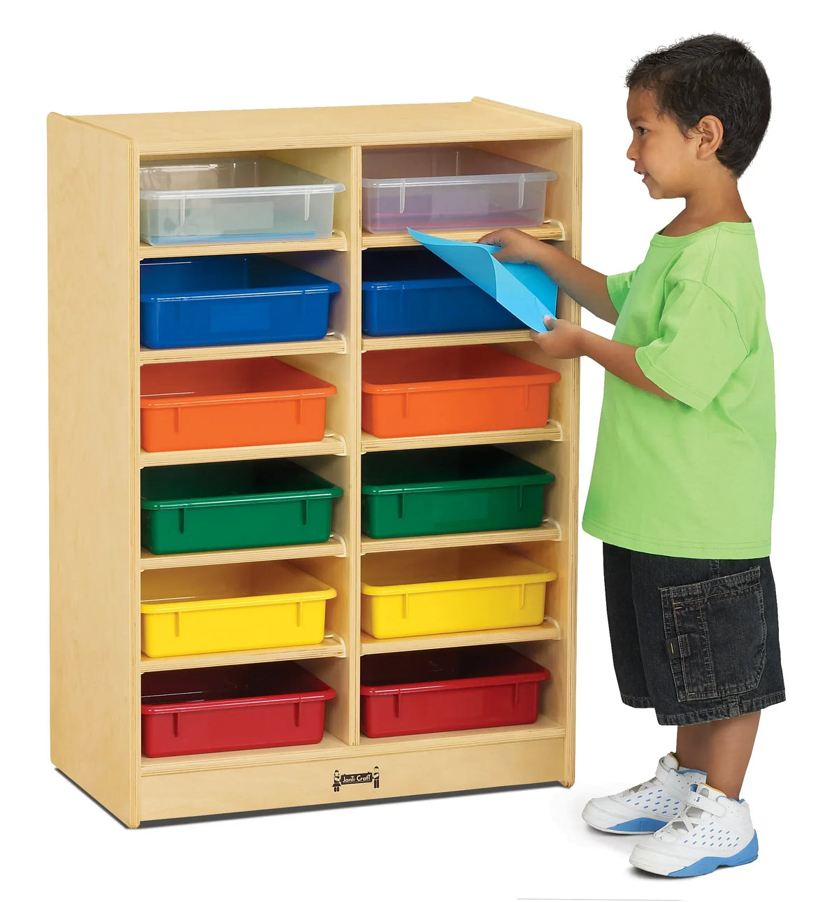 Jonti-Craft® 12 Paper-Tray Mobile Storage - without Paper-Trays