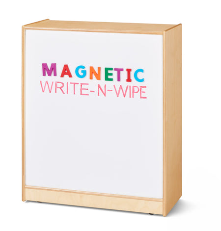 Jonti-Craft® 15 Cubbie-Tray Mobile Unit – with Clear Trays - Magnetic Write-n-Wipe Back