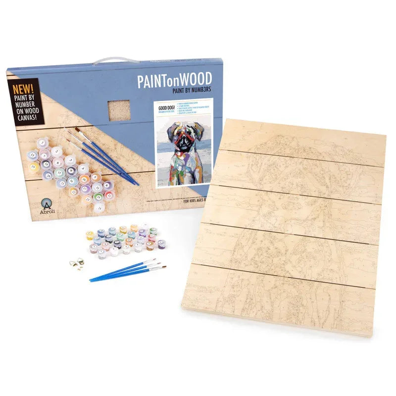 Large Paint On Wood by Number - Good Dog