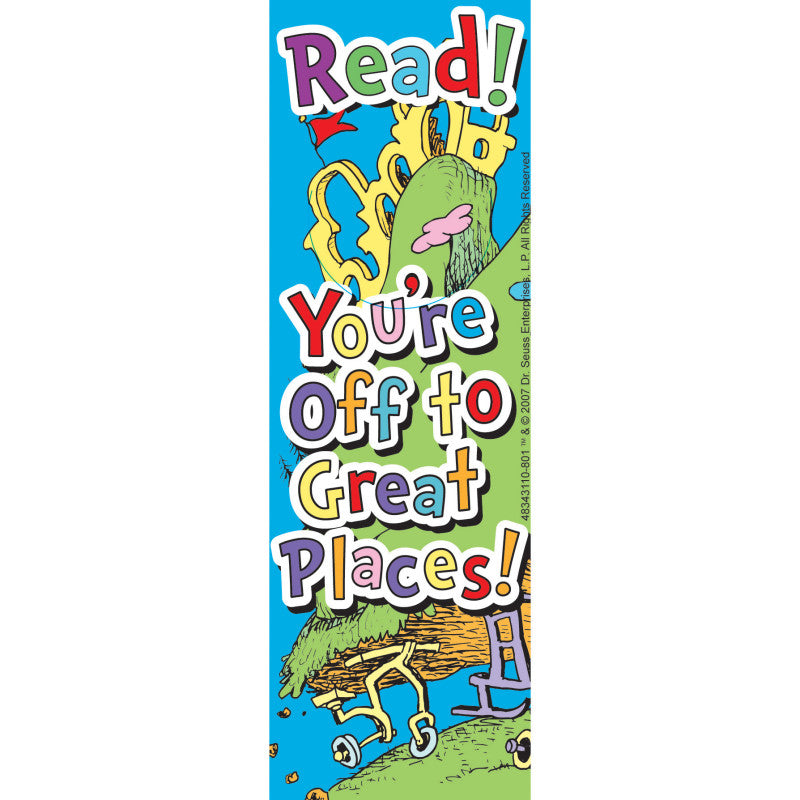Dr. Seuss&trade; Oh, The Places... Bookmarks, Pack of 36